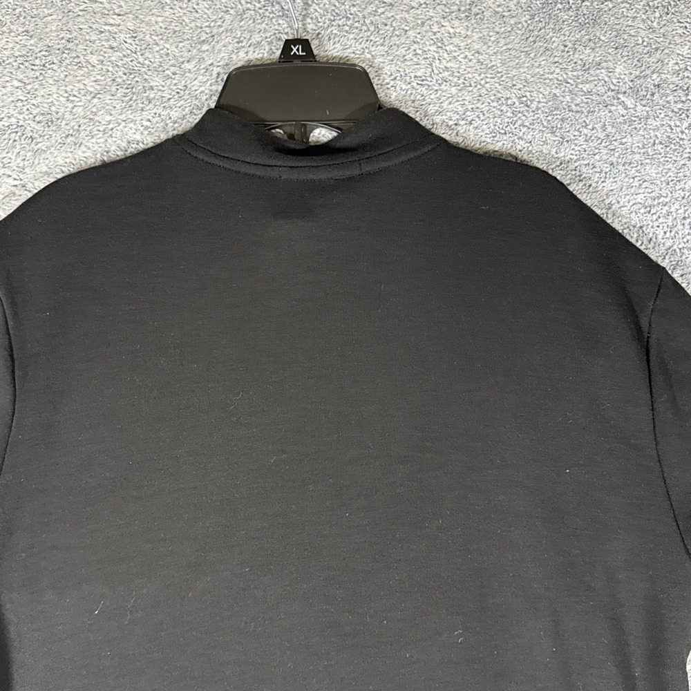 Forever 21 Womens Full Zip Jacket Size Large Racing Jacket Mock‎ Neck Soft - Picture 12 of 16